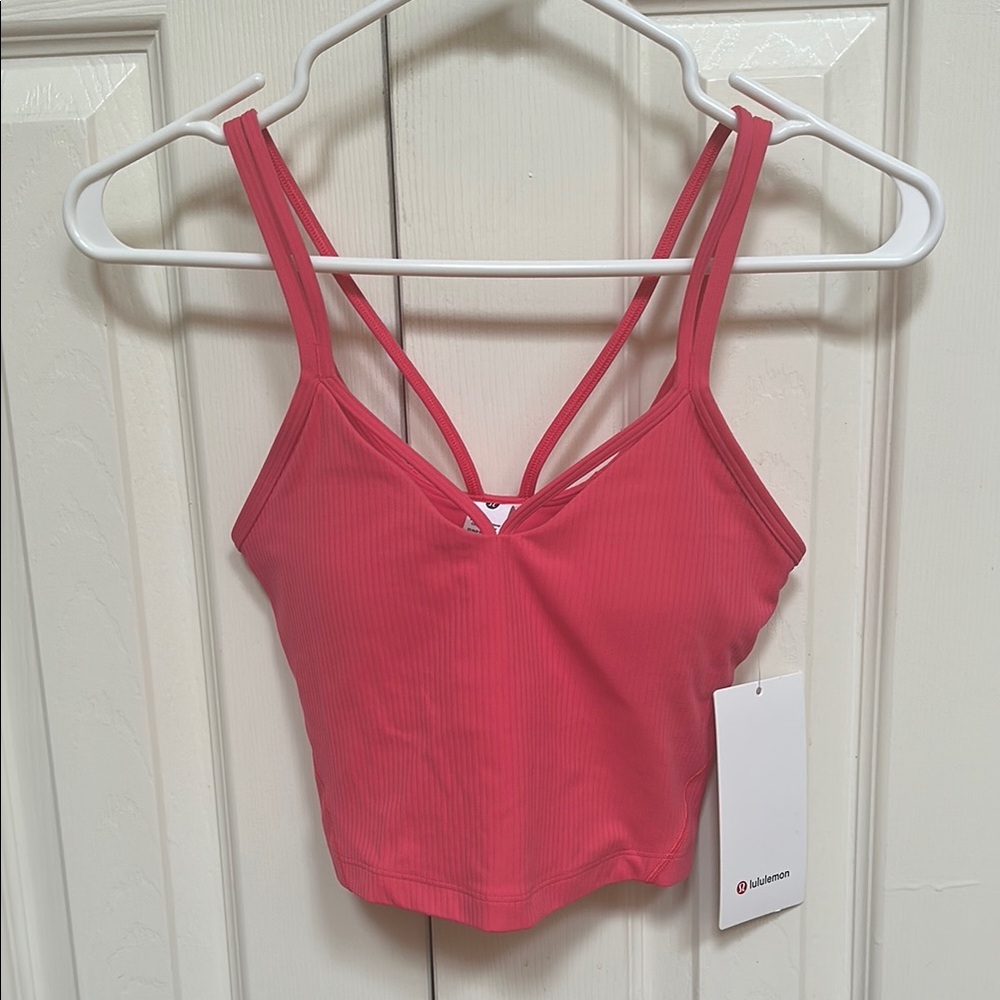 NWT Lululemon athletica Pink Strappy Intimates Bra